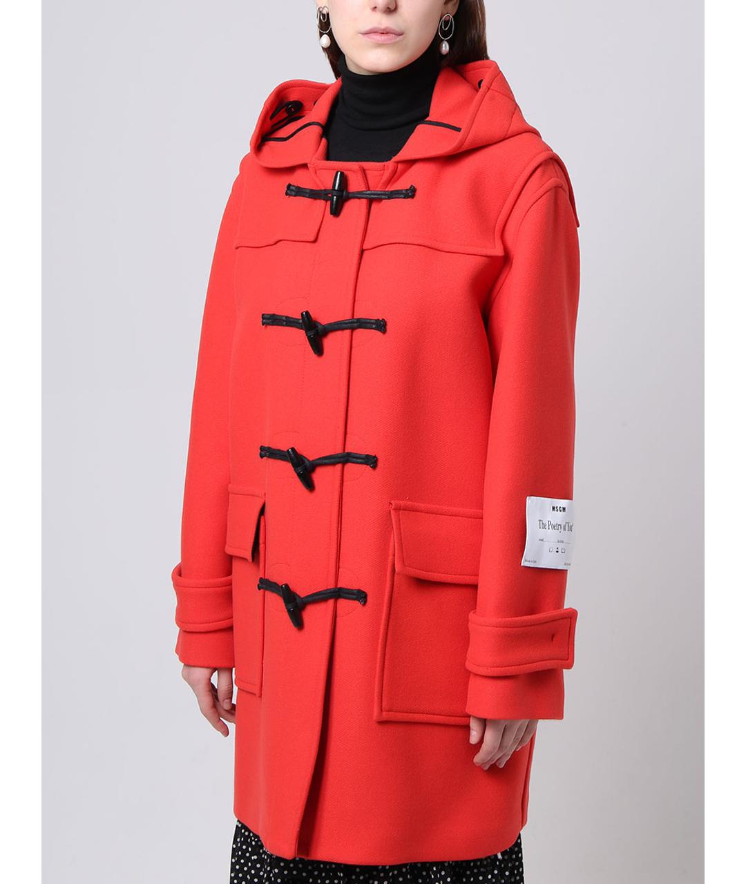 MSGM Красное пальто, фото 2