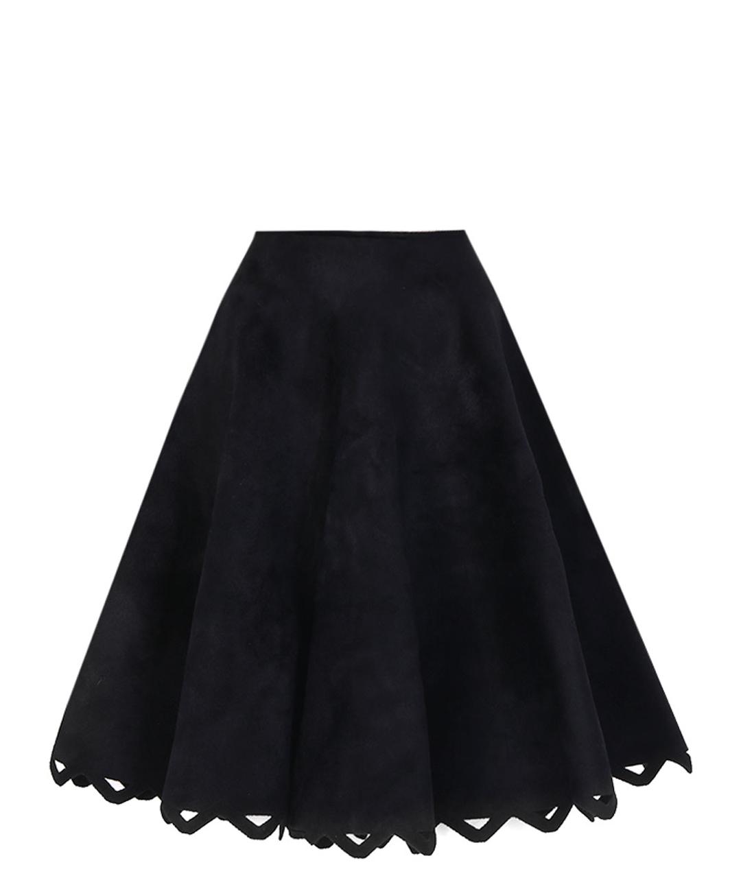ALAIA Черная юбка миди, фото 1