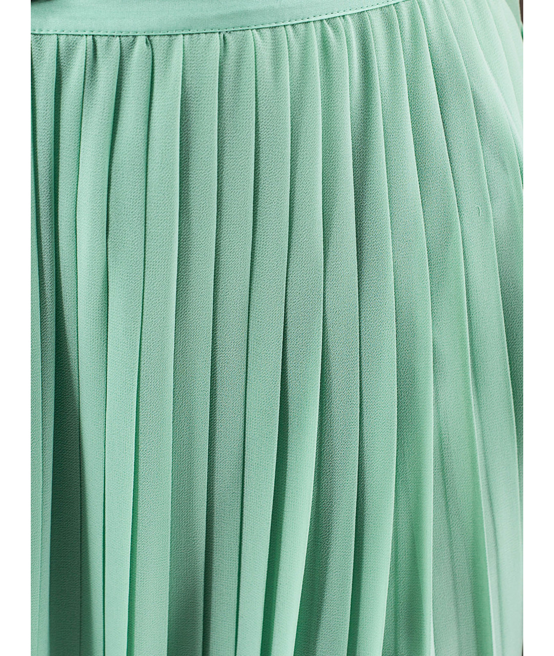 AU JOUR LE JOUR Салатовая шелковая юбка макси, фото 4