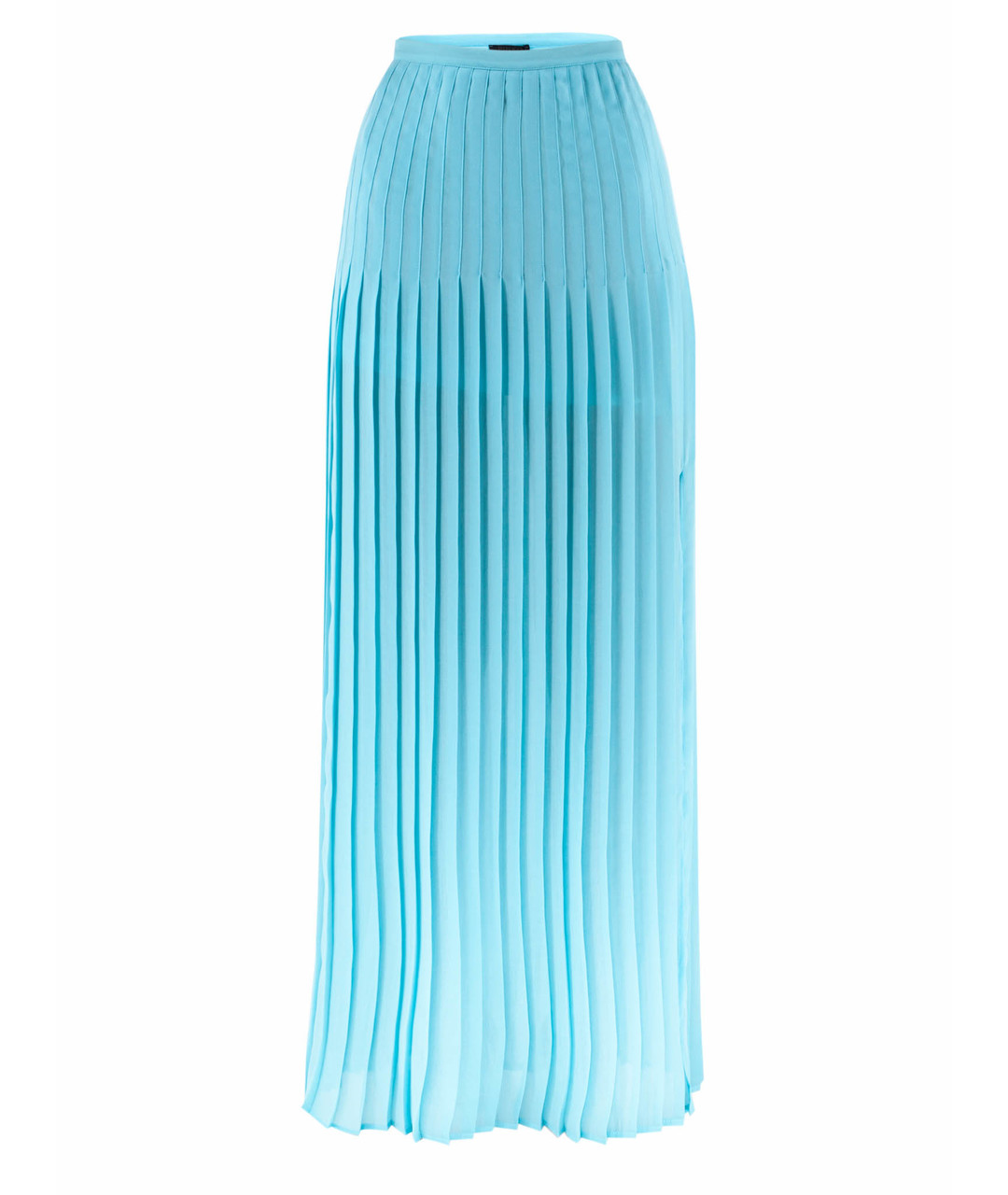 PINKO Голубая полиэстеровая юбка макси, фото 1