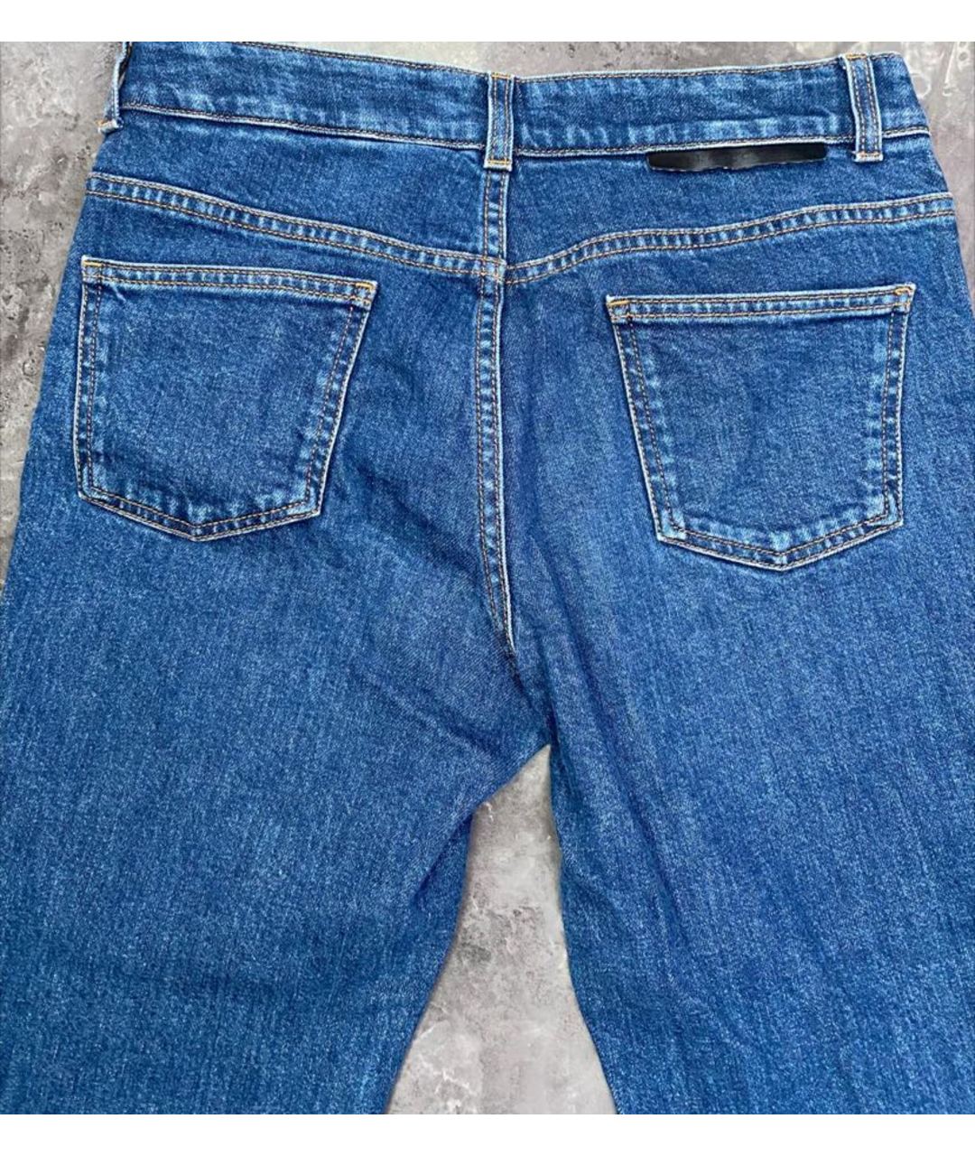 STELLA MCCARTNEY Синие хлопковые джинсы слим, фото 3