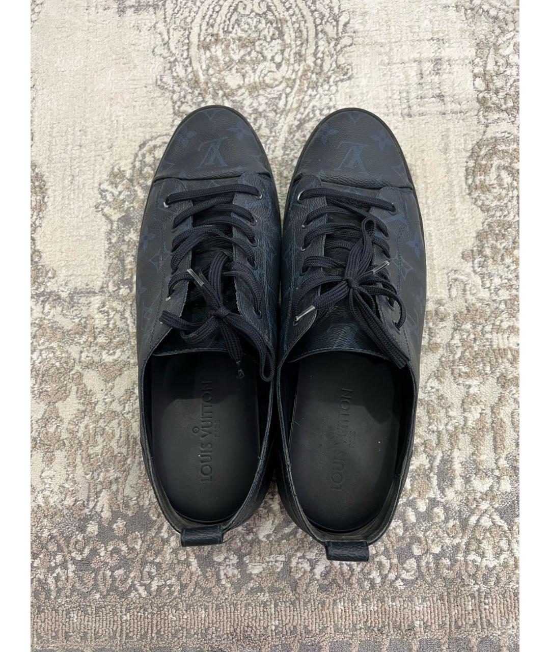 LOUIS VUITTON PRE-OWNED Темно-синие низкие кроссовки / кеды, фото 3