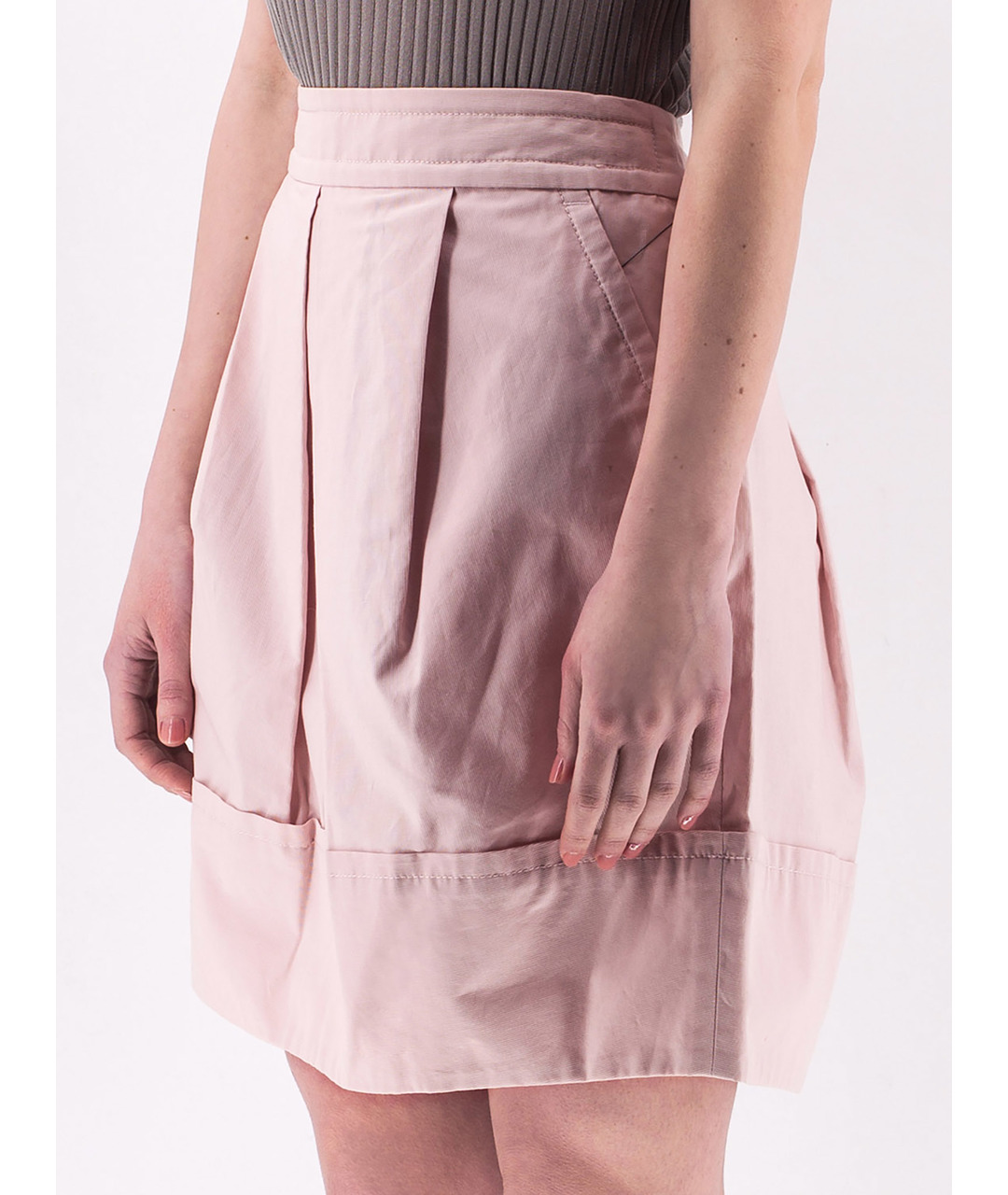 MARC BY MARC JACOBS Розовая хлопковая юбка мини, фото 2
