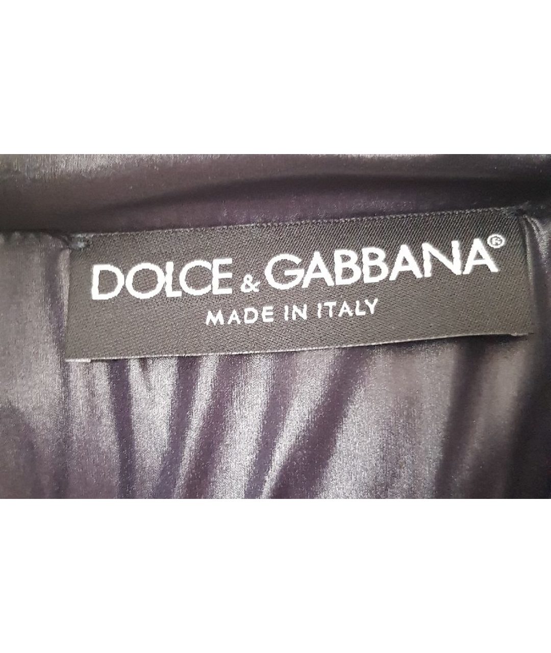 DOLCE&GABBANA Темно-синяя полиамидовая куртка, фото 5