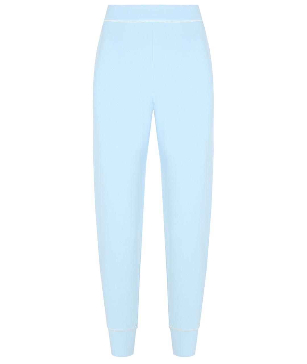 STELLA MCCARTNEY Голубые прямые брюки, фото 1