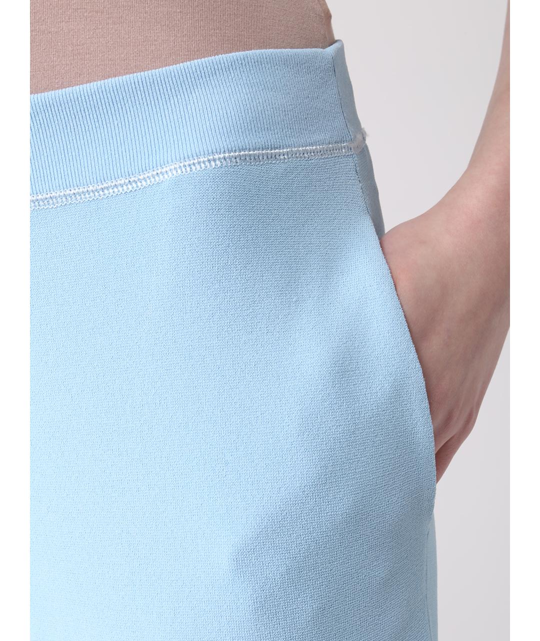 STELLA MCCARTNEY Голубые прямые брюки, фото 5