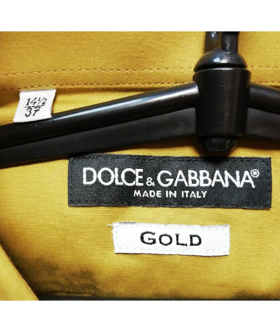 DOLCE&GABBANA Желтая кэжуал рубашка, фото 3