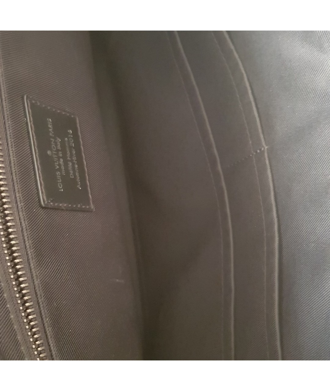 LOUIS VUITTON PRE-OWNED Черный кожаный портфель, фото 8