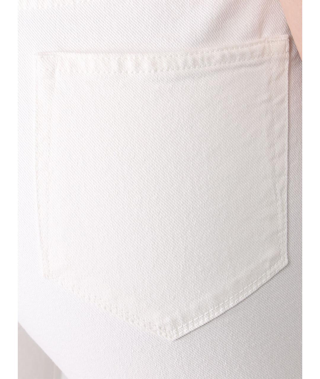 KITON Белые джинсы слим, фото 5