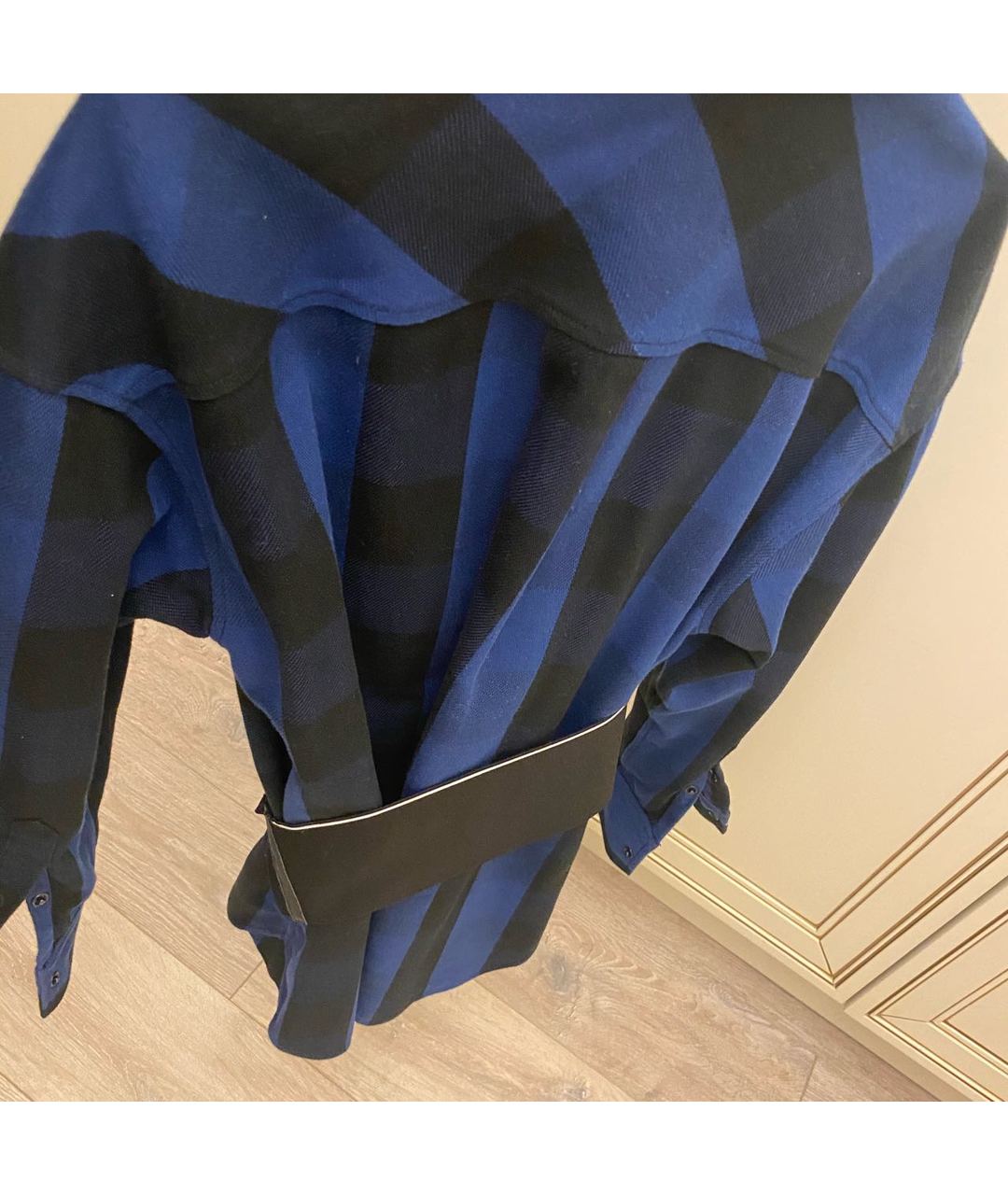 ALEXANDER WANG Темно-синее хлопковое повседневное платье, фото 2