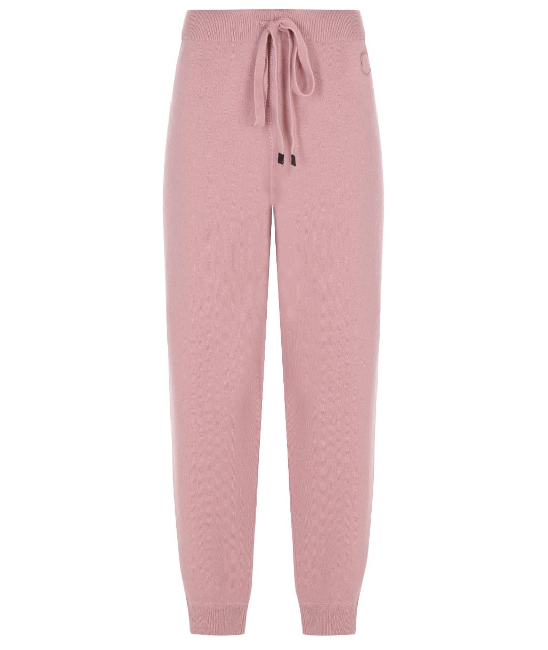 MONCLER Розовые спортивные брюки и шорты, фото 1