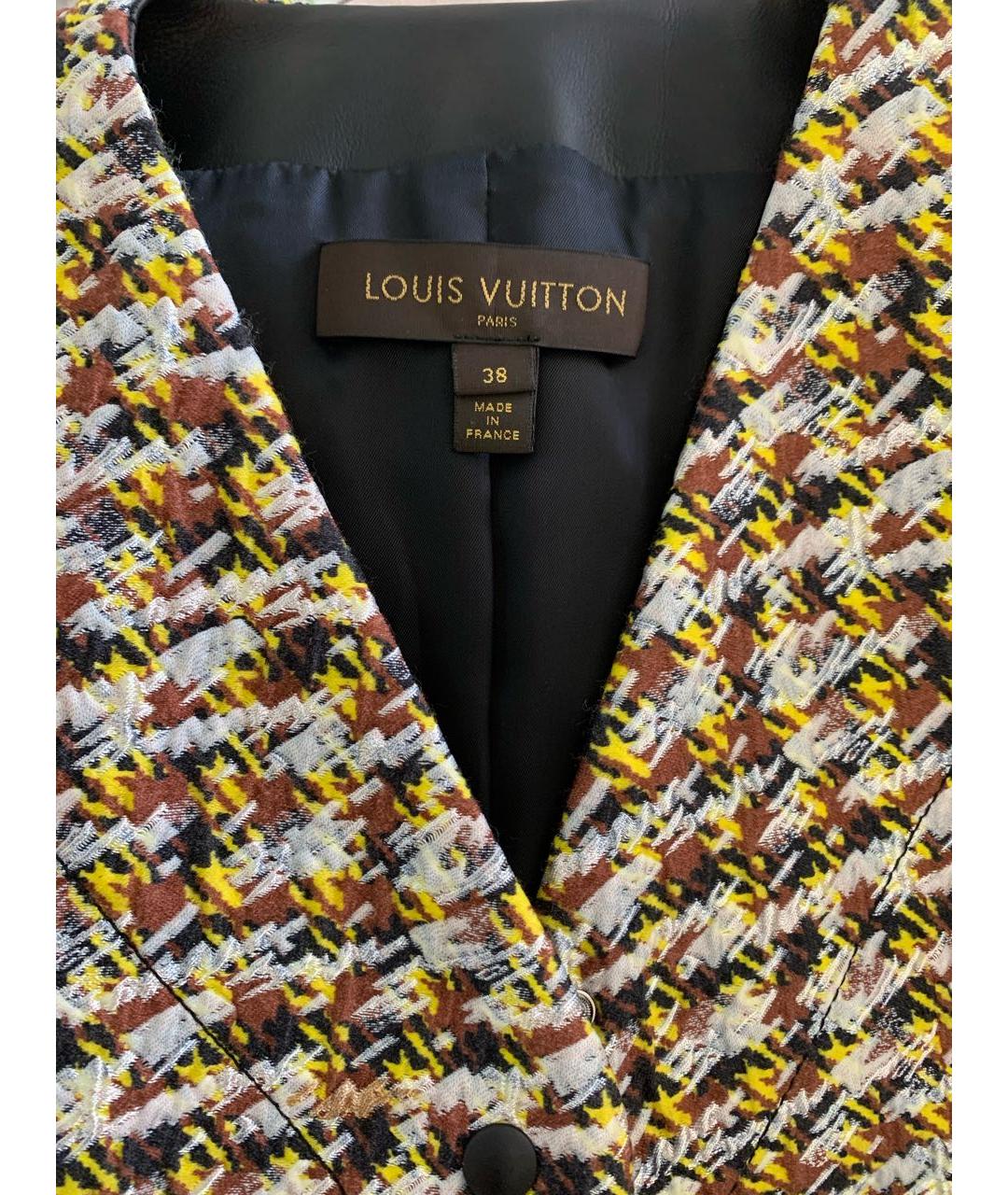 LOUIS VUITTON Мульти пальто, фото 4