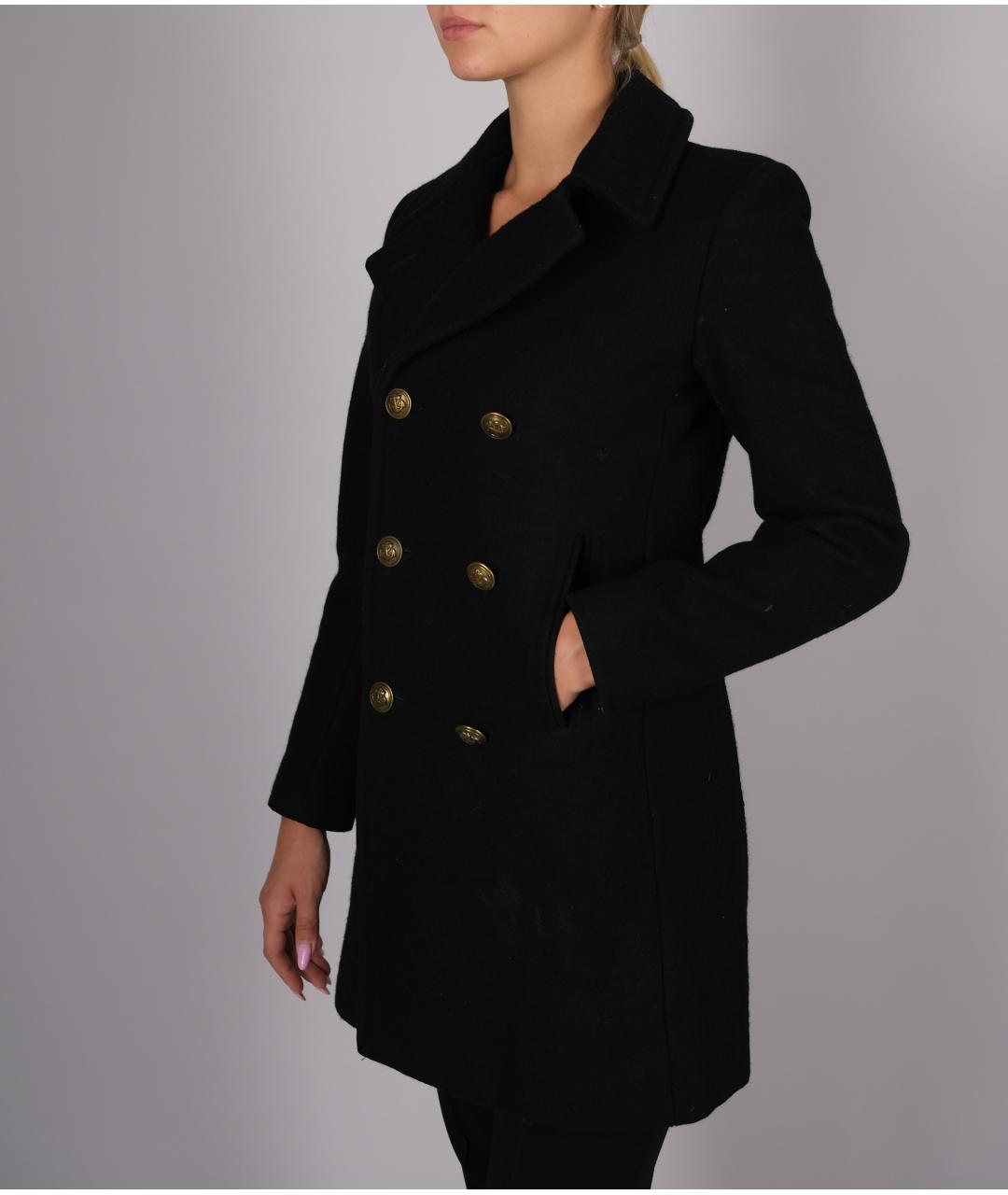 SAINT LAURENT Черное пальто, фото 5