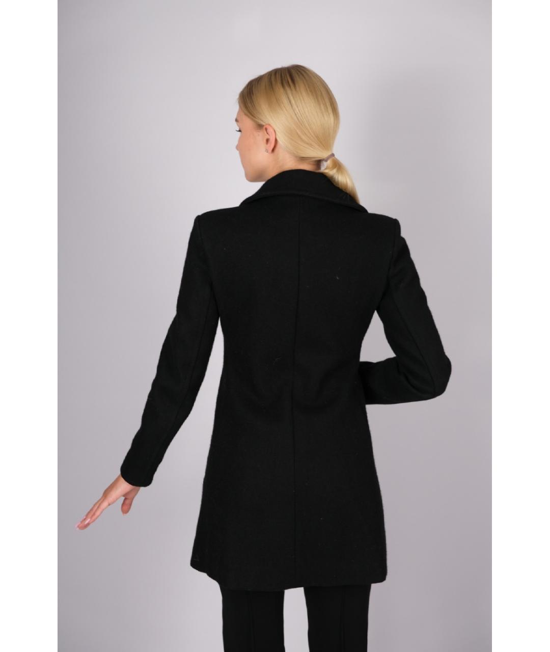 SAINT LAURENT Черное пальто, фото 2