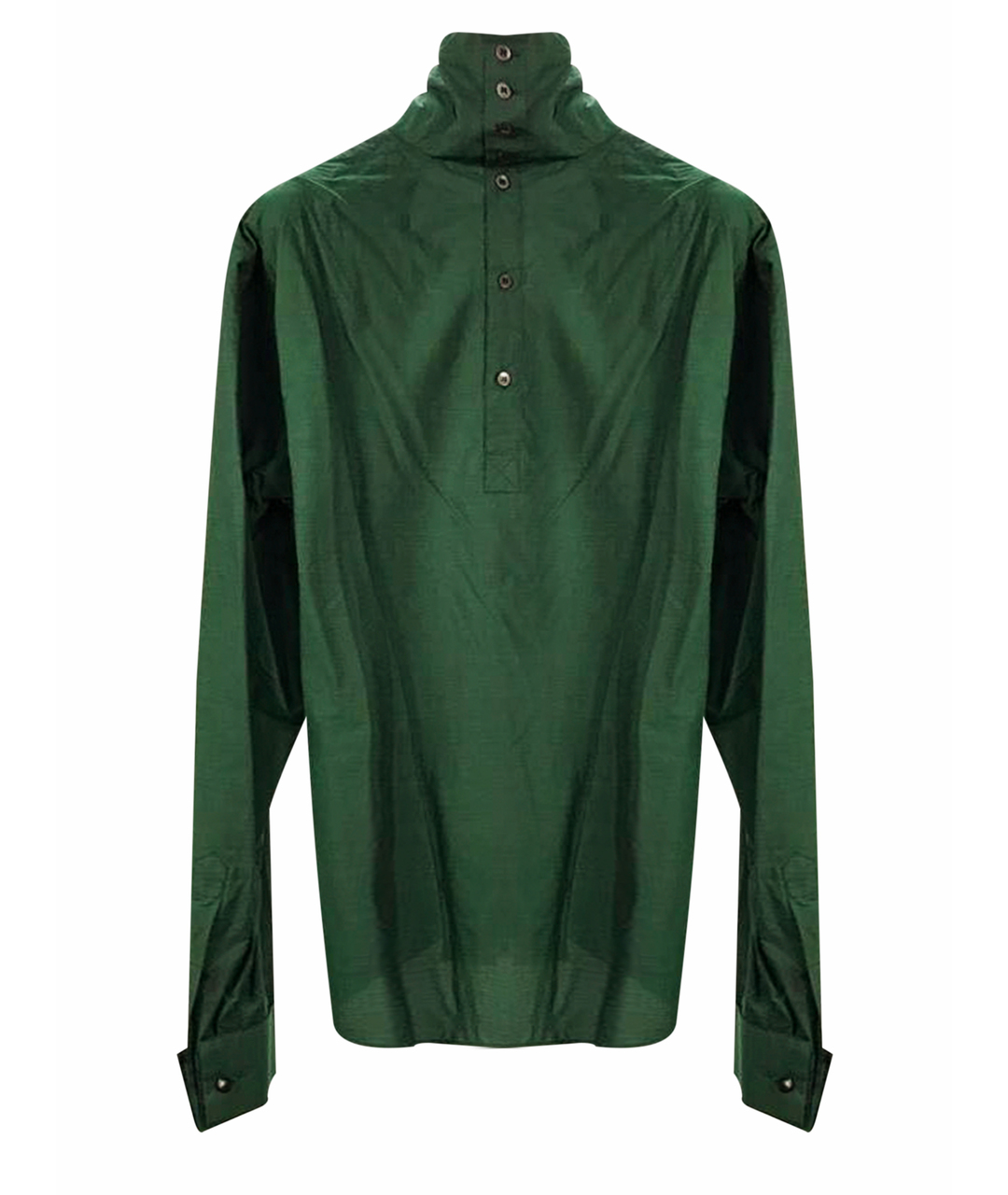 DRIES VAN NOTEN Зеленая хлопковая кэжуал рубашка, фото 1