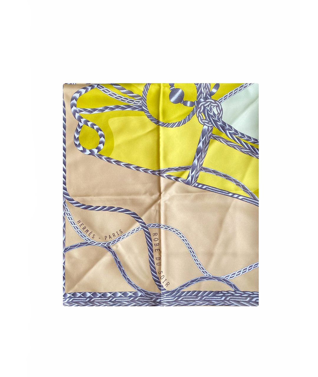 HERMES PRE-OWNED Желтый шелковый шарф, фото 1