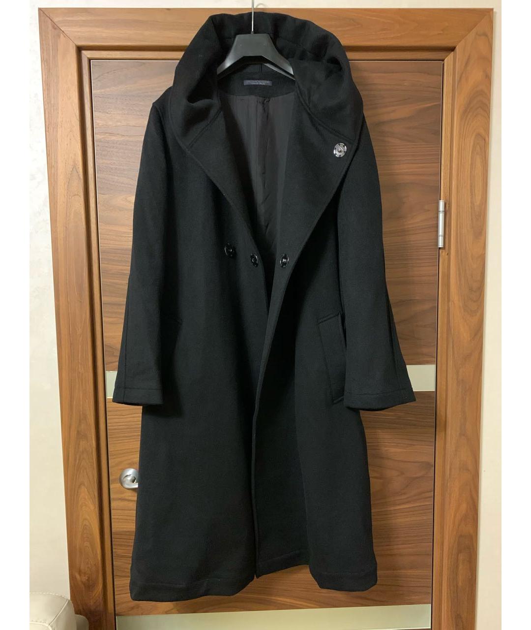 YOHJI YAMAMOTO Черное шерстяное пальто, фото 5