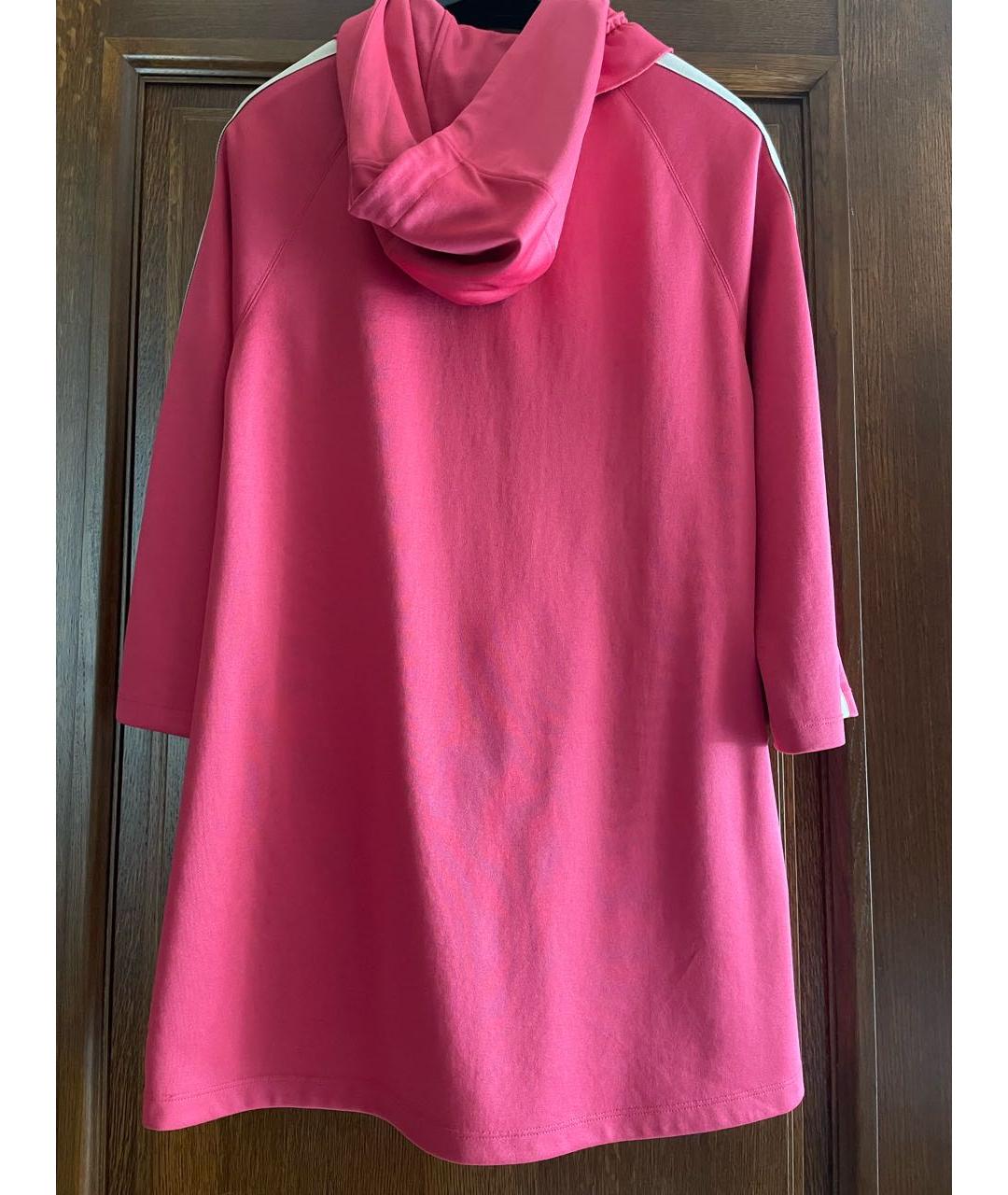GUCCI Розовое хлопковое повседневное платье, фото 3