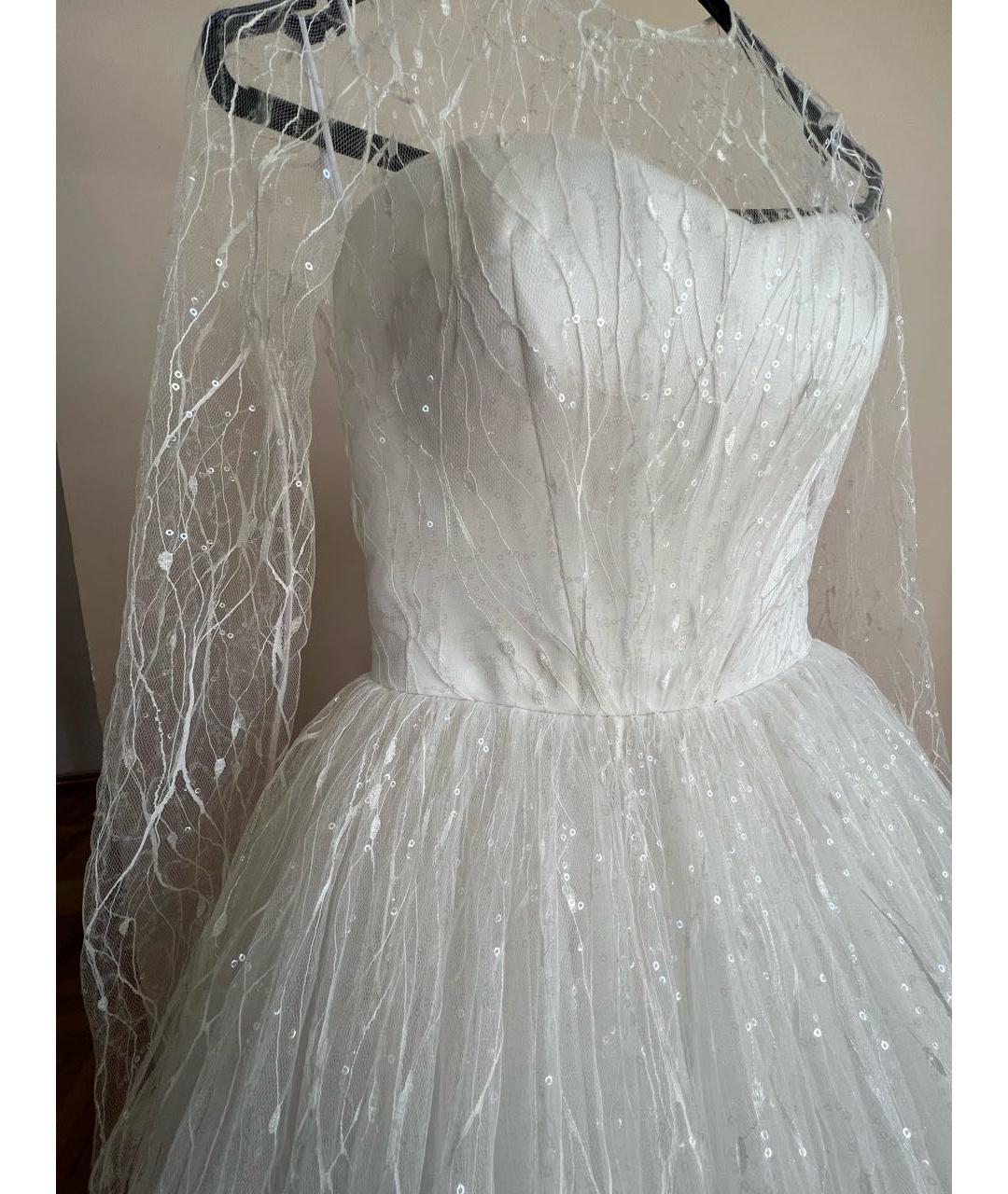RASARIO Белое кружевное свадебное платье, фото 8