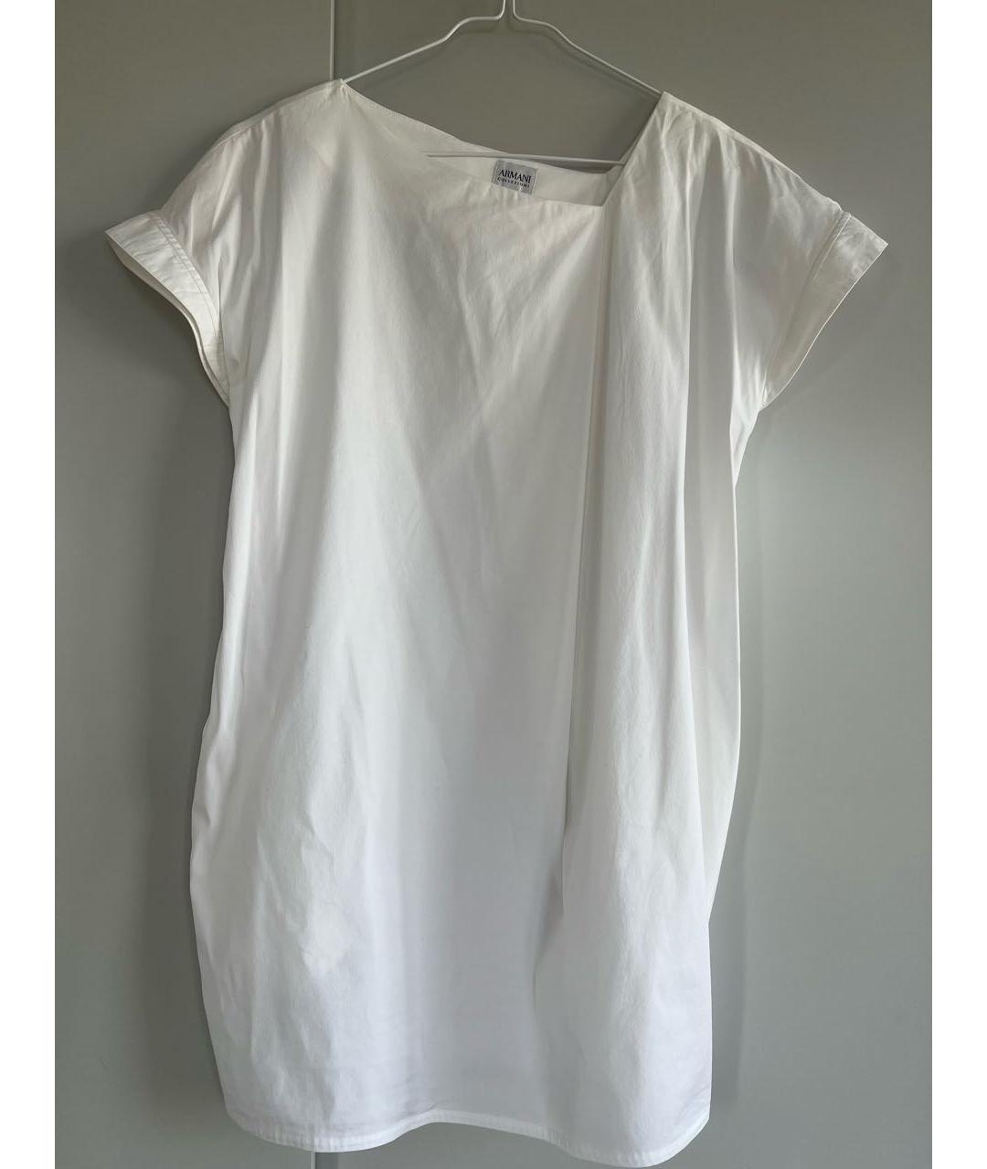 ARMANI COLLEZIONI Белая хлопковая футболка, фото 3