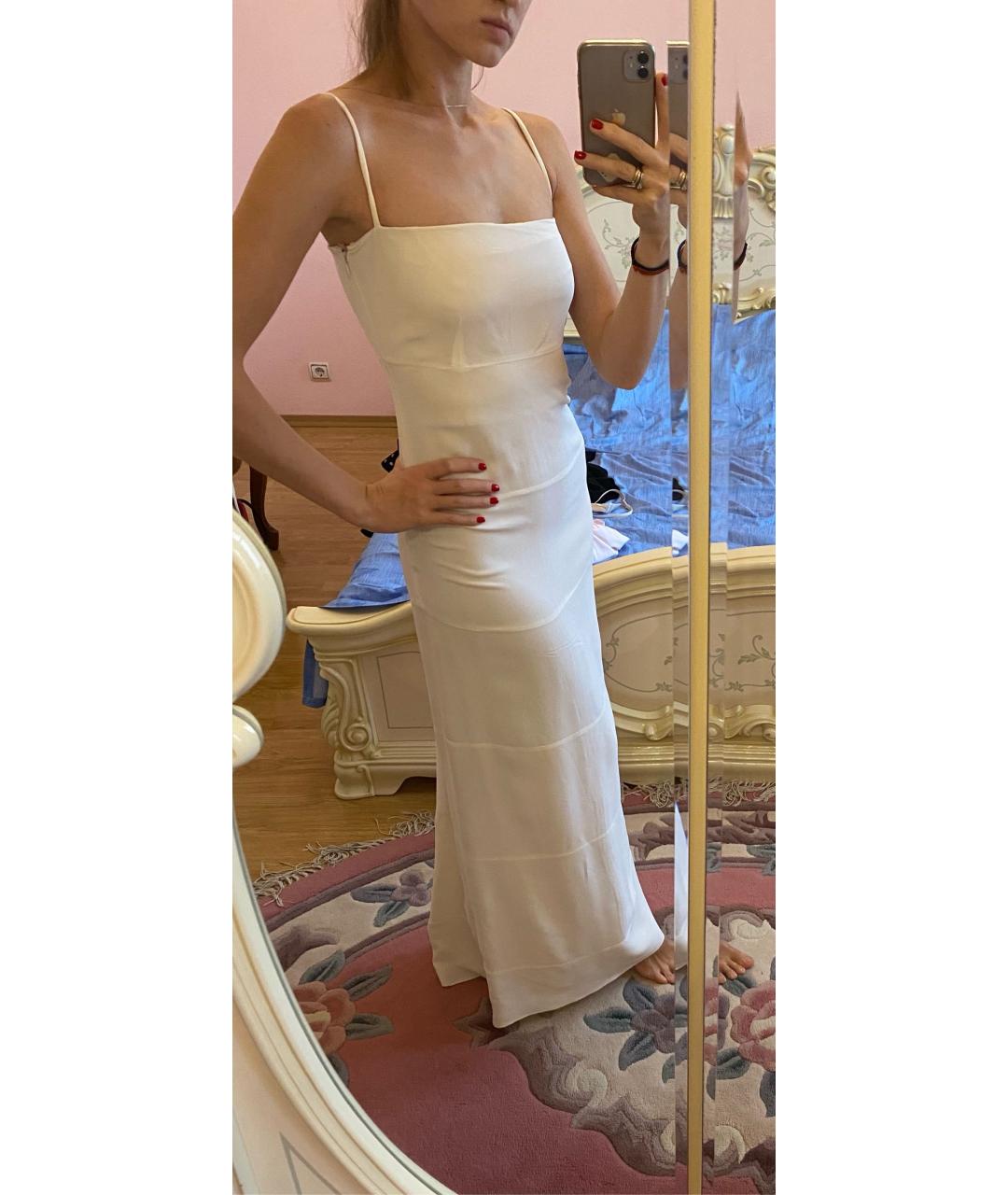 VALENTINO Белое вечернее платье, фото 3