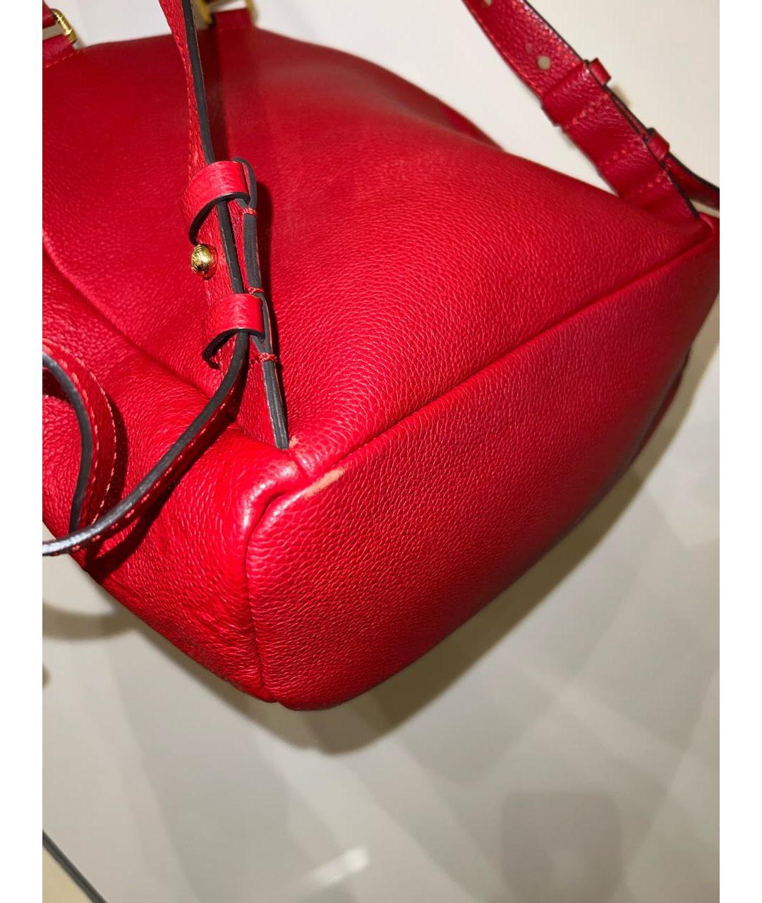 LOUIS VUITTON PRE-OWNED Красный кожаный рюкзак, фото 7