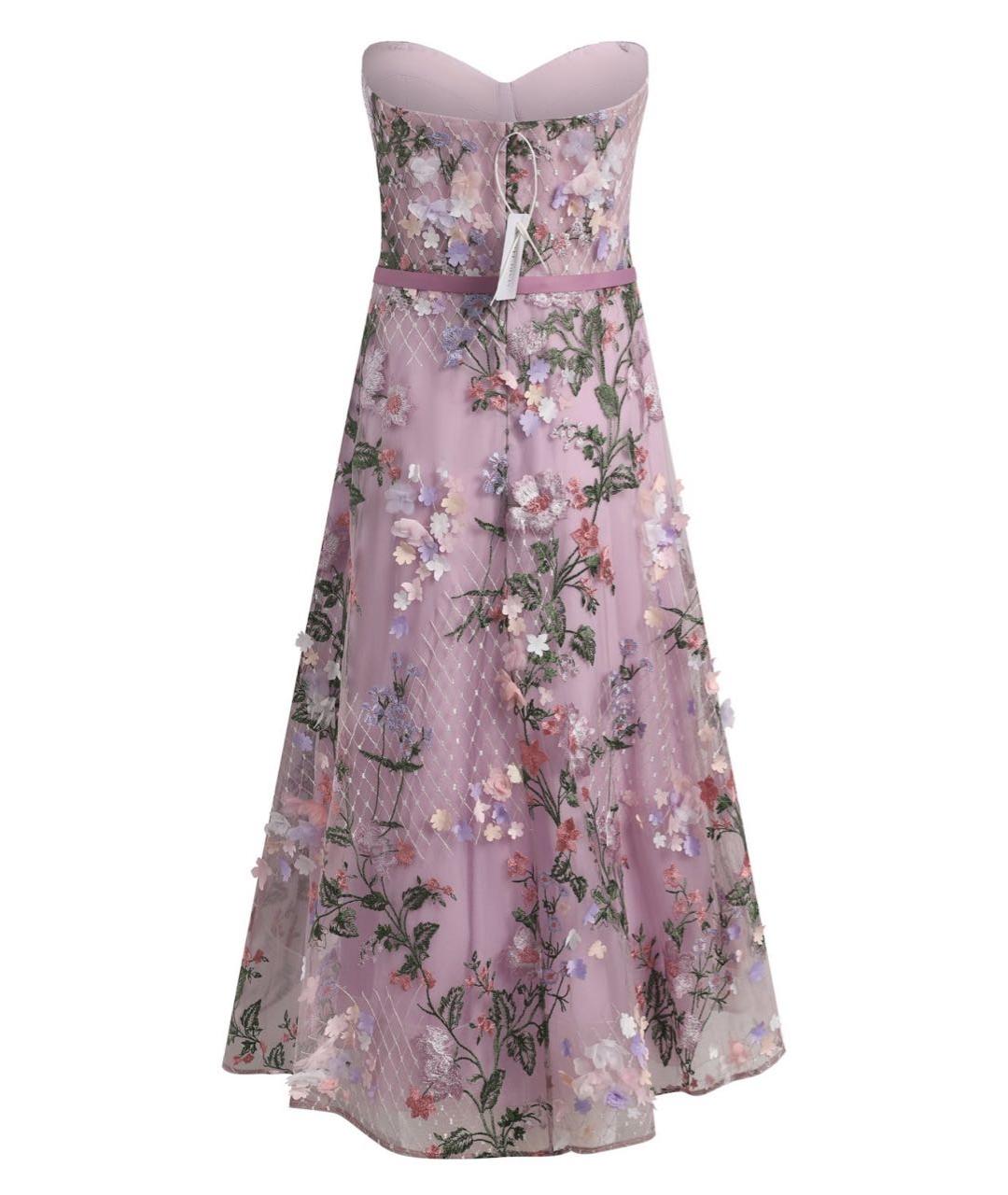 MARCHESA NOTTE Мульти полиэстеровое вечернее платье, фото 3