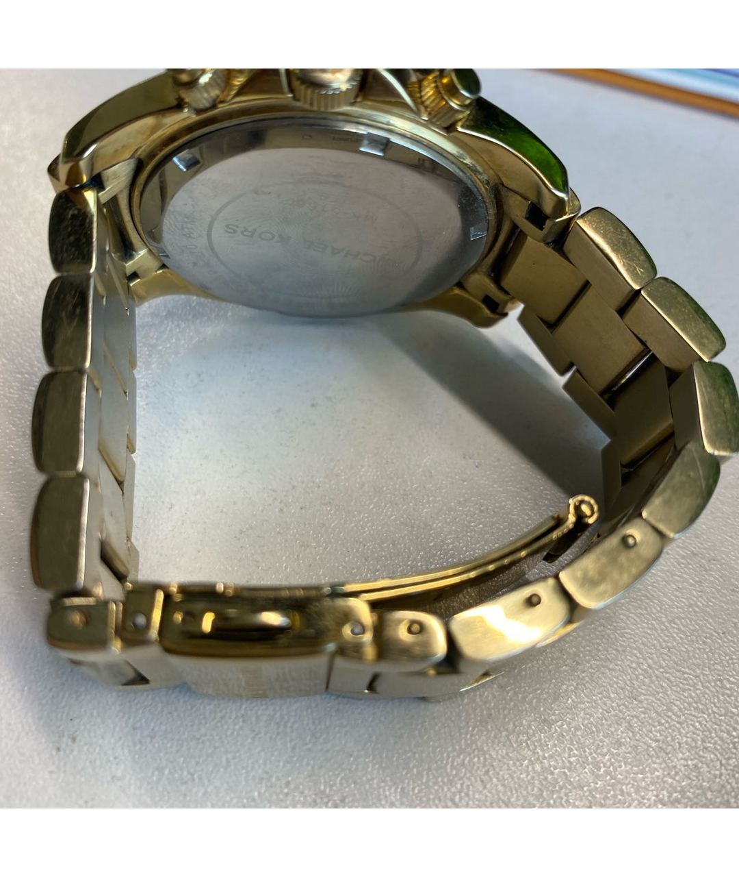 MICHAEL KORS Золотые стальные часы, фото 5