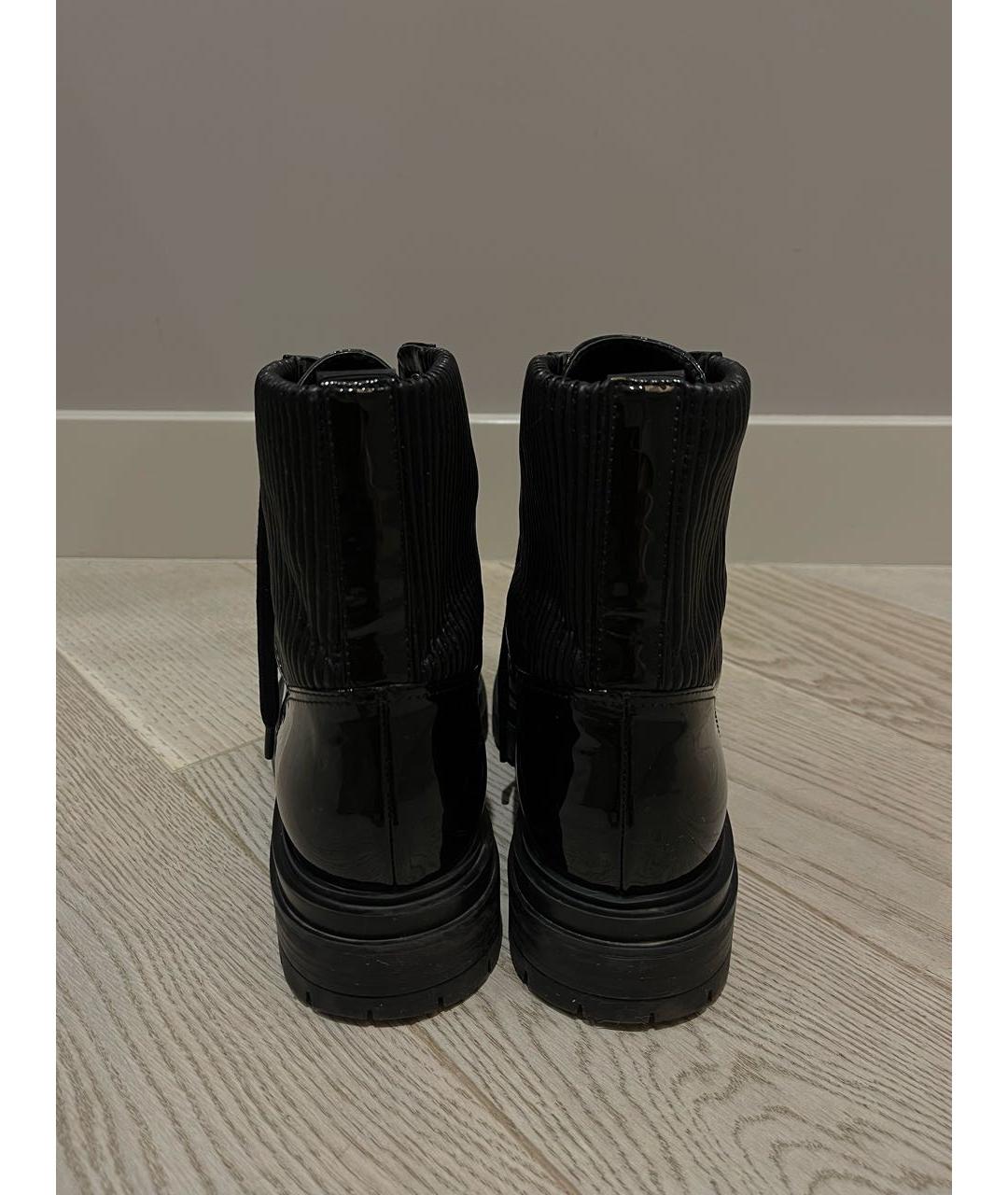 GIANVITO ROSSI Черные ботинки из лакированной кожи, фото 4