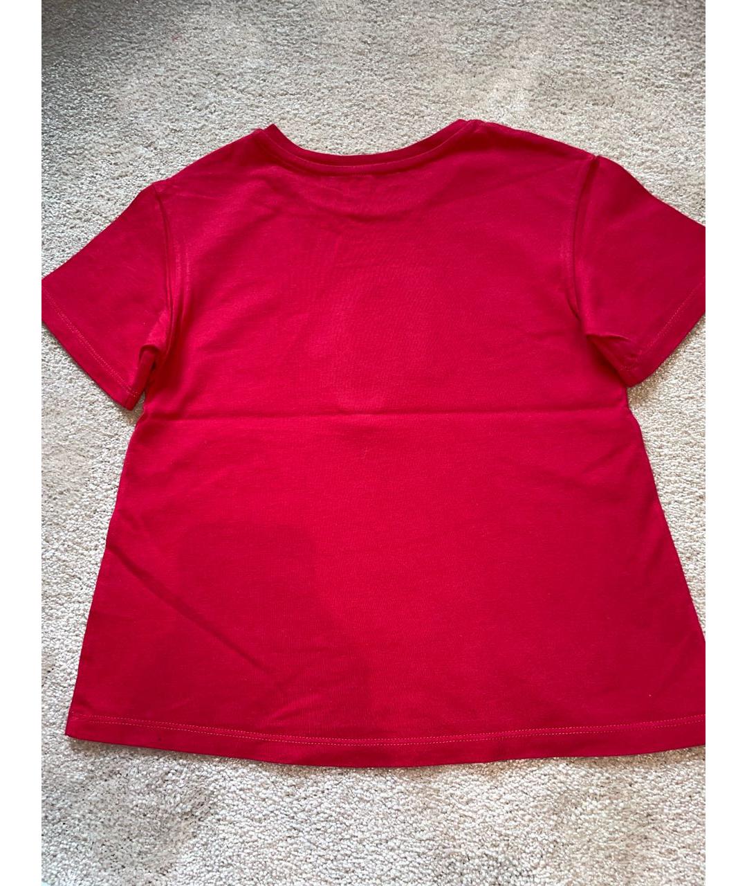 BABY DIOR Красный хлопковый детская футболка / топ, фото 2