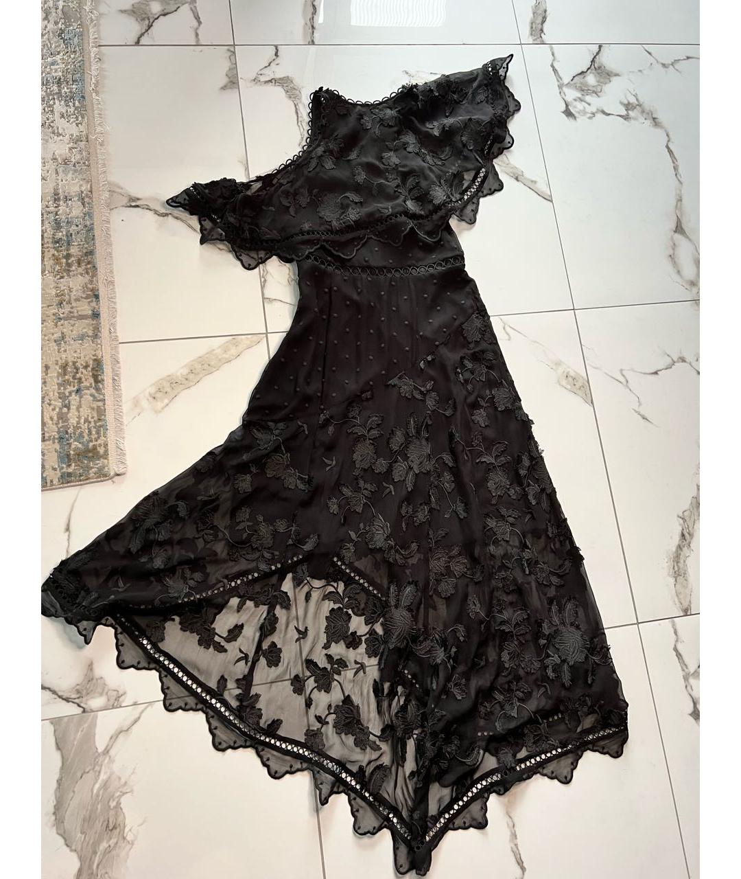 ZIMMERMANN Черное шелковое вечернее платье, фото 2