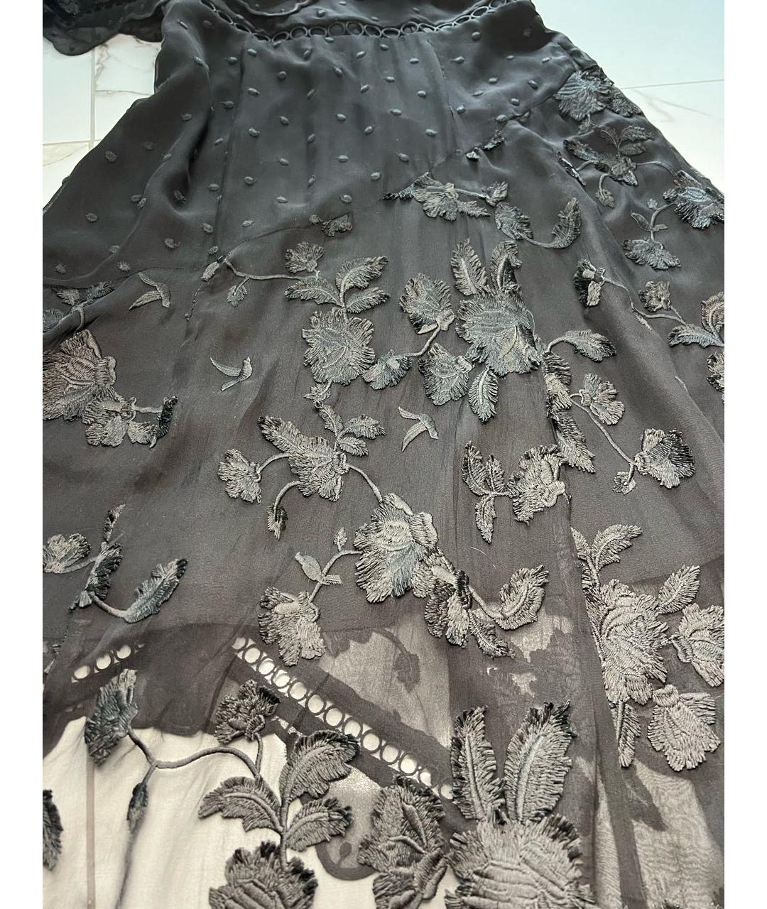 ZIMMERMANN Черное шелковое вечернее платье, фото 3