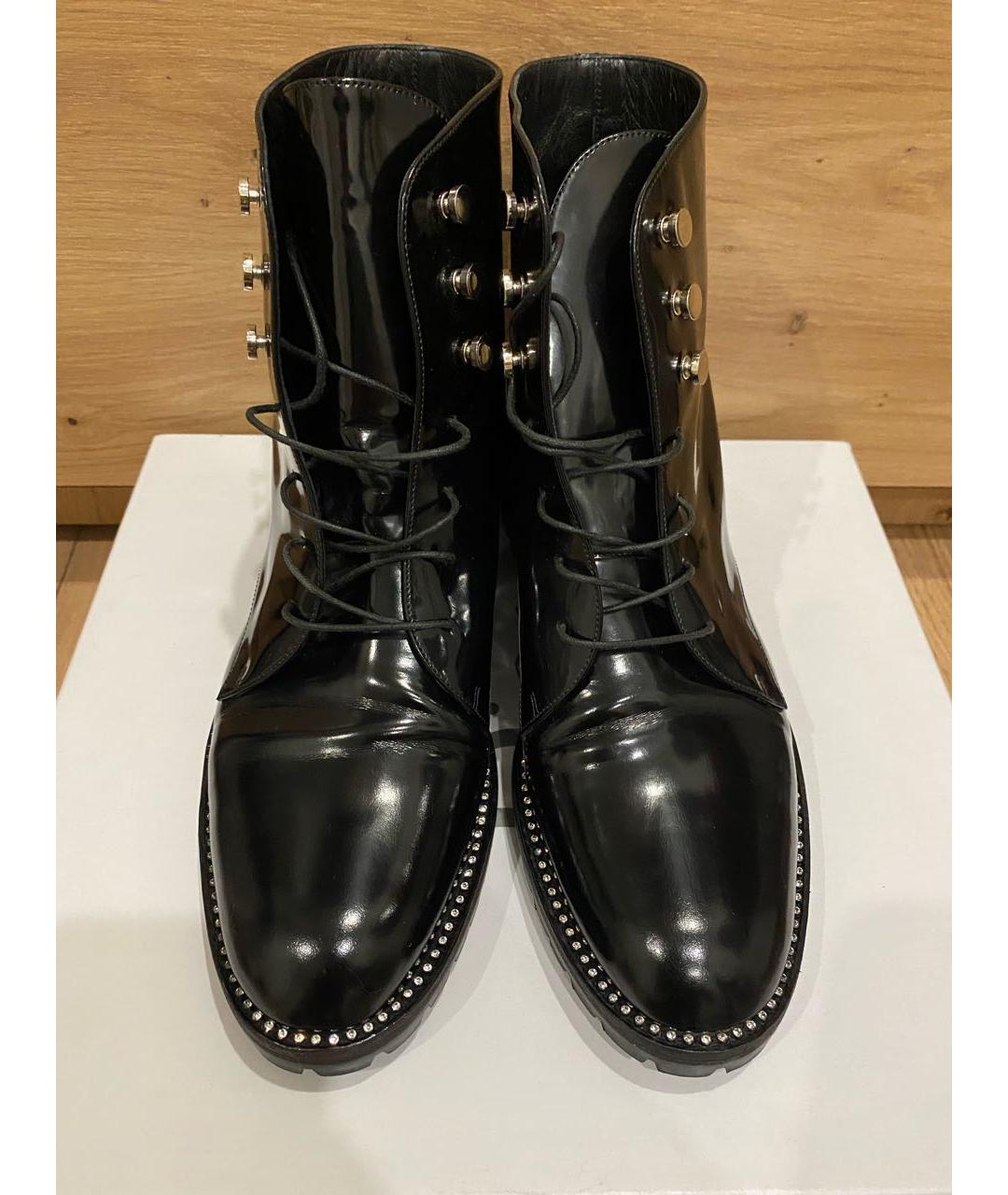 CHRISTIAN DIOR PRE-OWNED Черные кожаные ботинки, фото 2