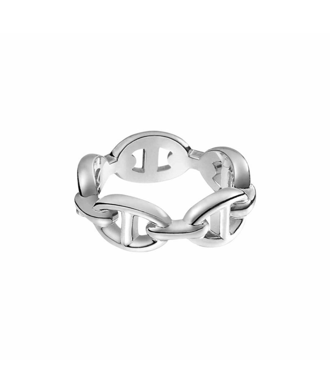 HERMES PRE-OWNED Серебряное серебряное кольцо, фото 5