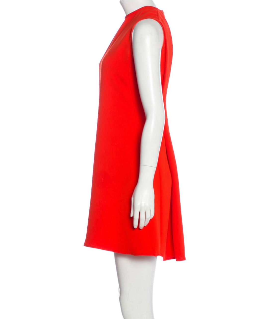 MCQ ALEXANDER MCQUEEN Красное полиэстеровое повседневное платье, фото 2