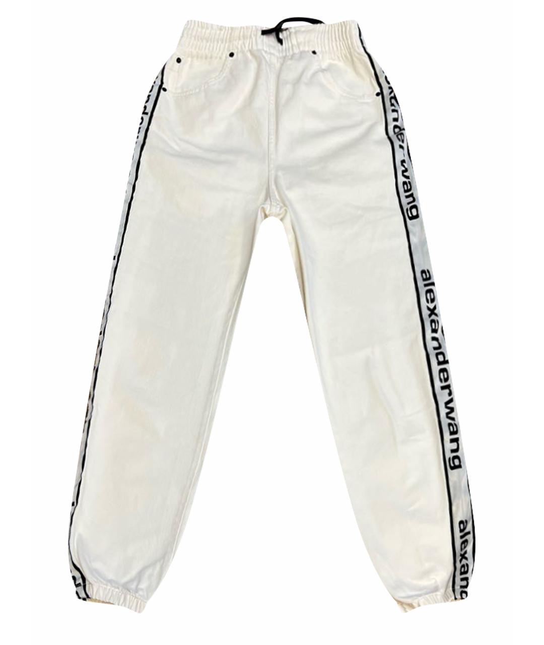 ALEXANDER WANG Белые прямые джинсы, фото 1