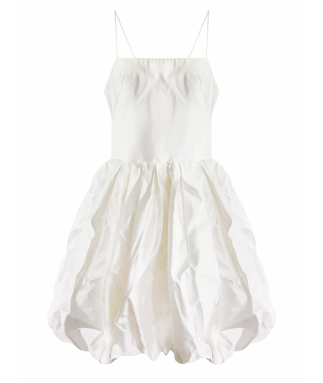 RASARIO Белое шелковое коктейльное платье, фото 1