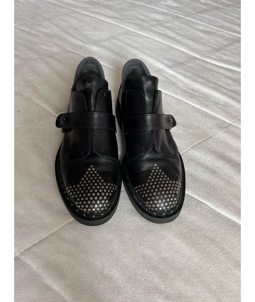 LORENA ANTONIAZZI Черные кожаные ботинки, фото 2