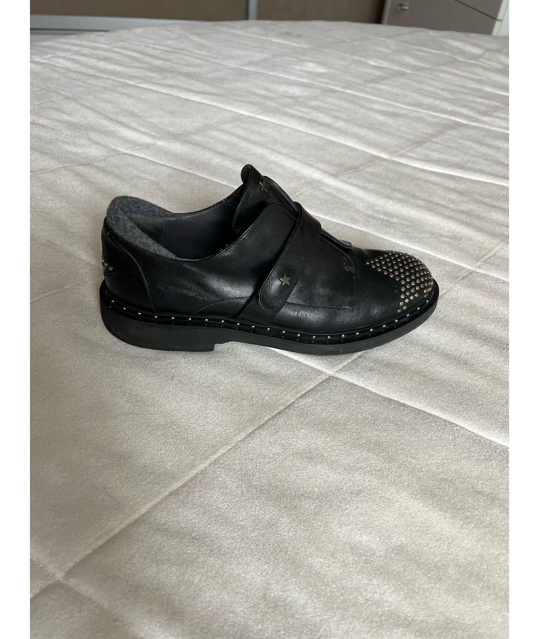 LORENA ANTONIAZZI Черные кожаные ботинки, фото 5