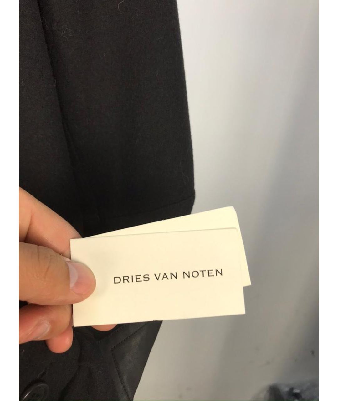 DRIES VAN NOTEN Черная куртка, фото 4