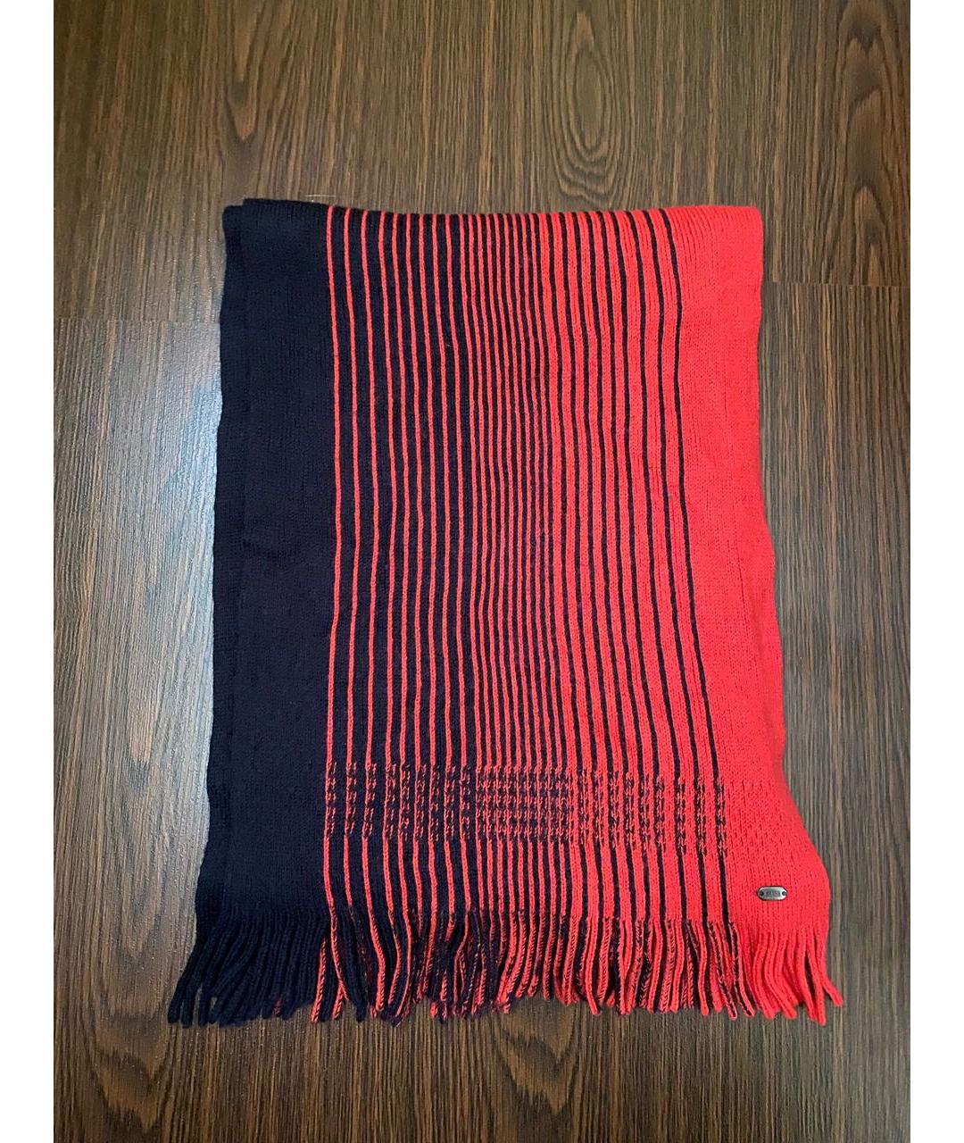 HUGO BOSS Мульти шерстяной шарф, фото 2
