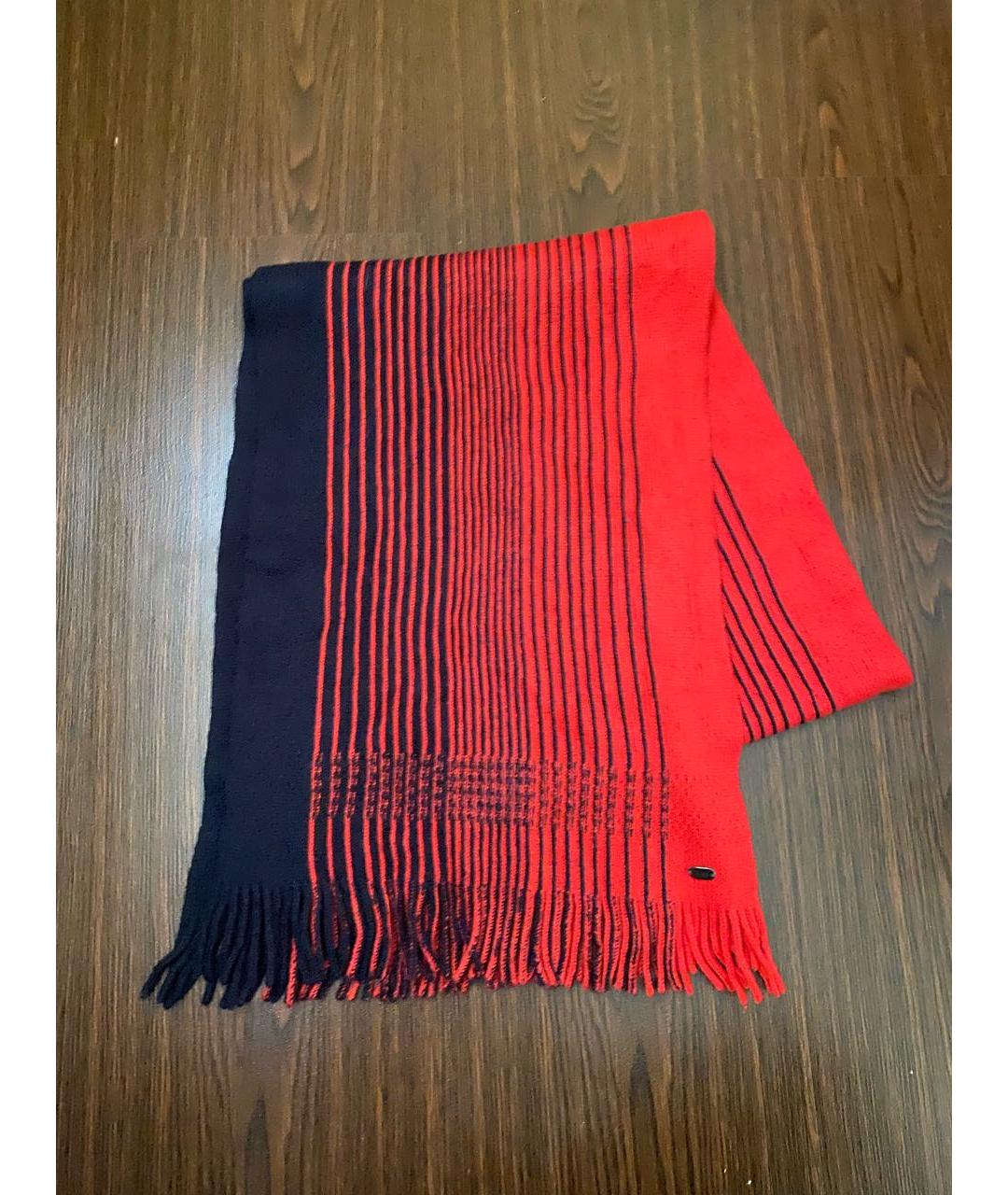 HUGO BOSS Мульти шерстяной шарф, фото 6
