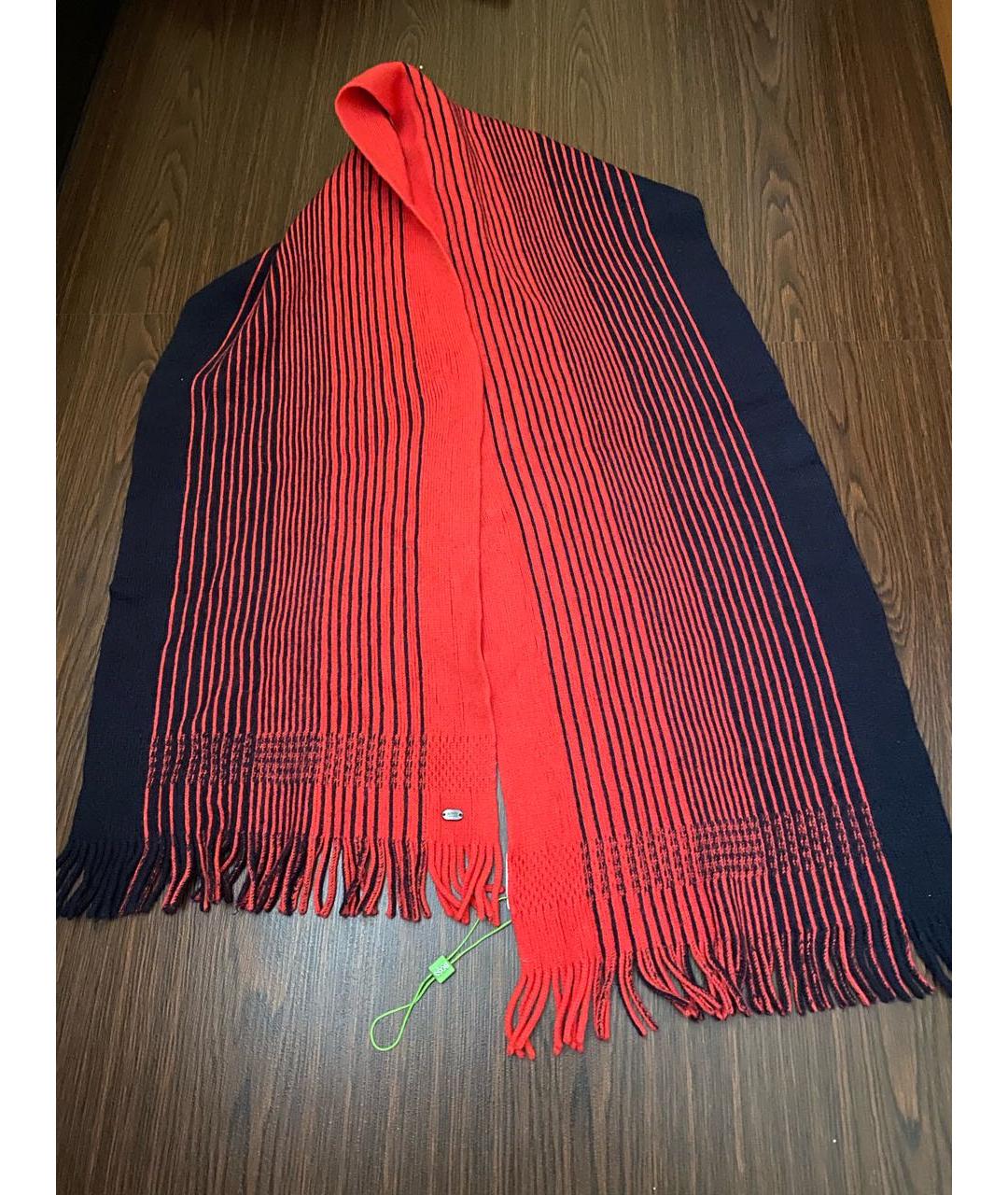 HUGO BOSS Мульти шерстяной шарф, фото 3