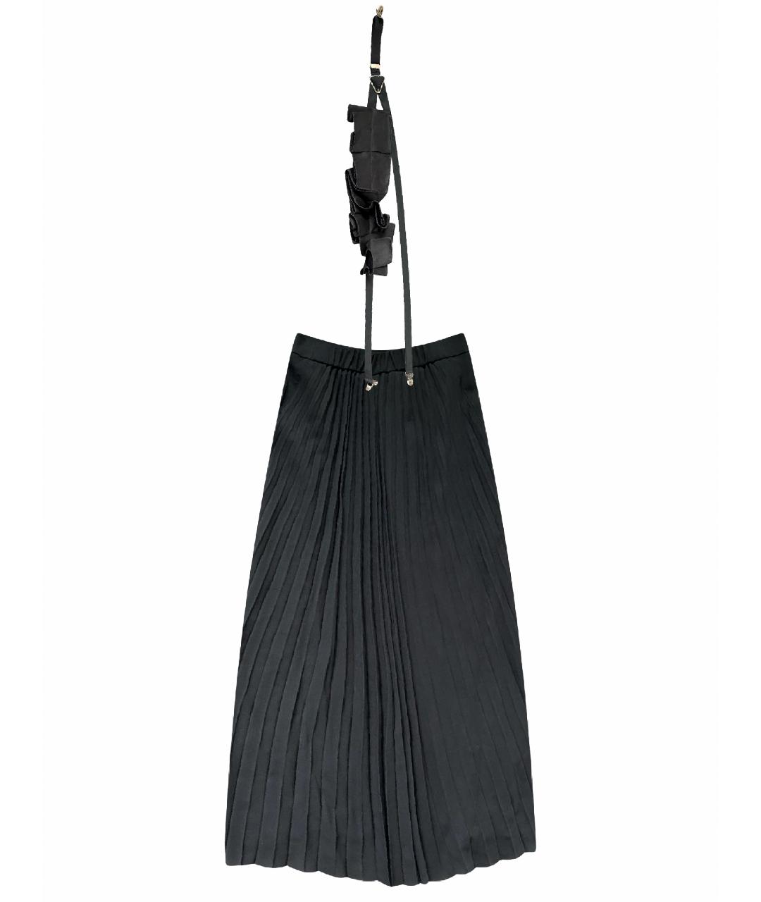 BRUNELLO CUCINELLI Черная шерстяная юбка макси, фото 1