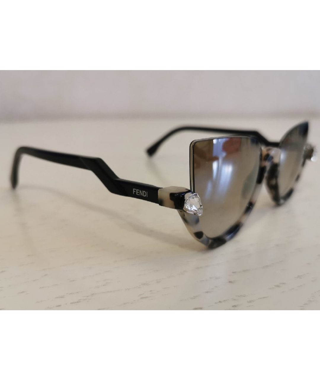 FENDI Пластиковые солнцезащитные очки, фото 2