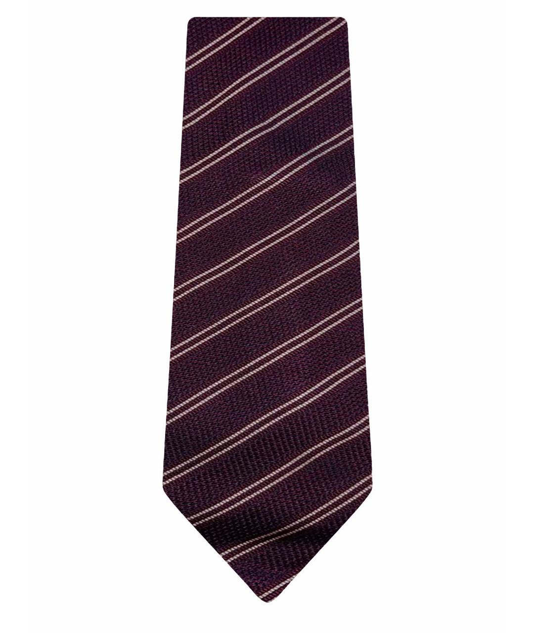 TOM FORD Бордовый шелковый галстук, фото 1