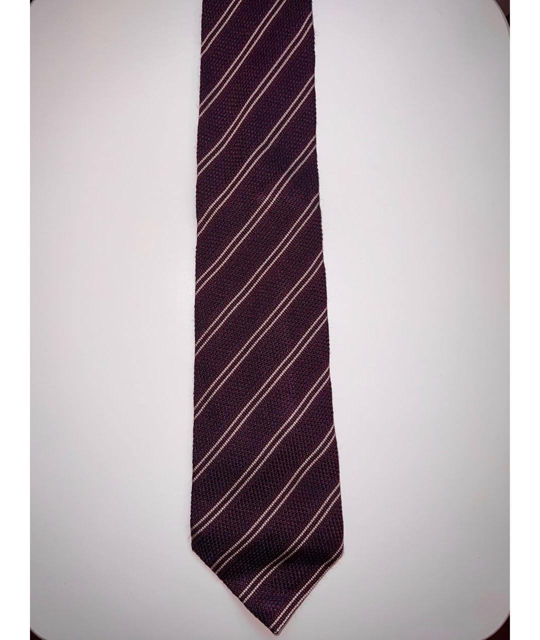 TOM FORD Бордовый шелковый галстук, фото 5