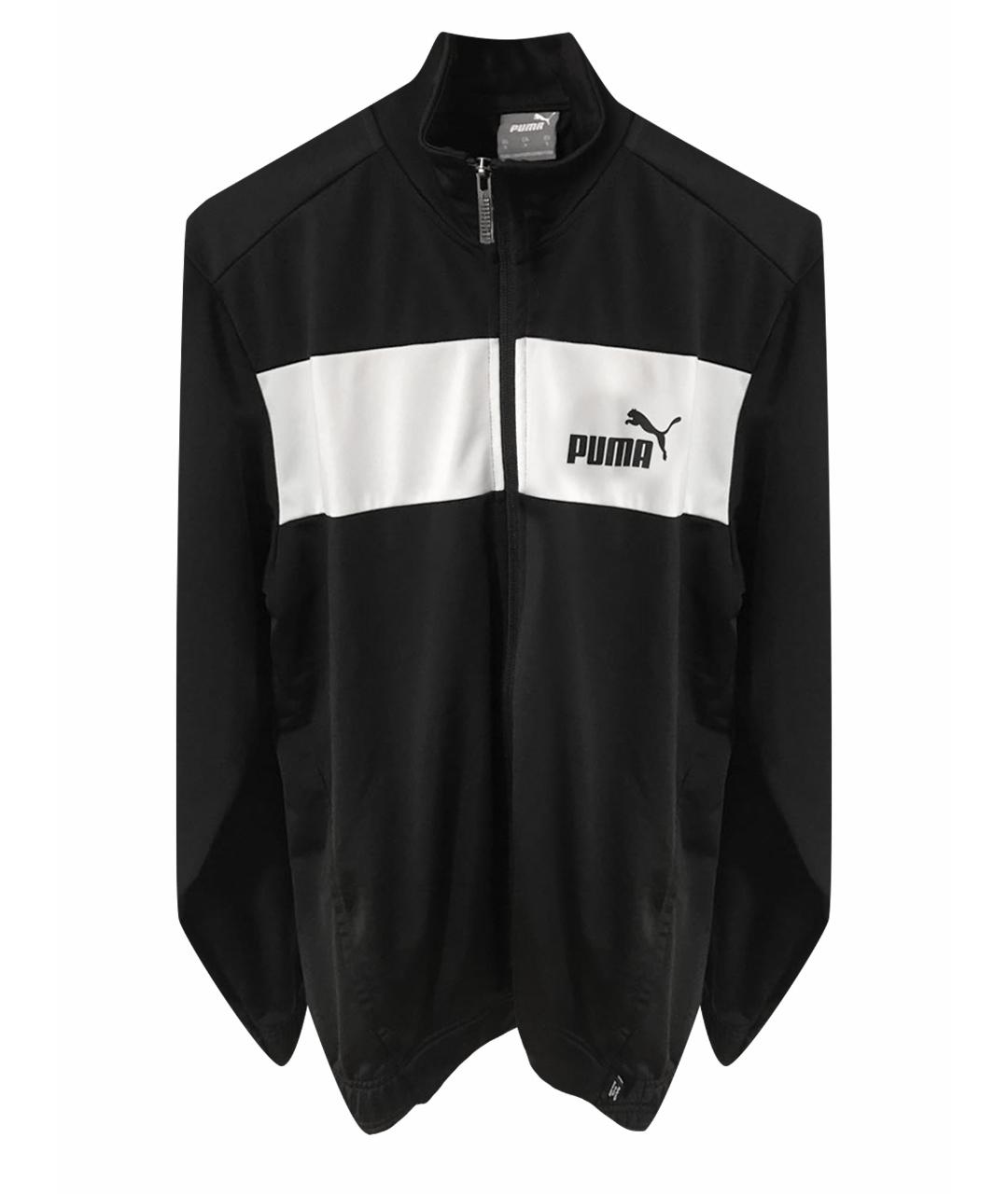 PUMA Черная полиэстеровая спортивная куртка, фото 1