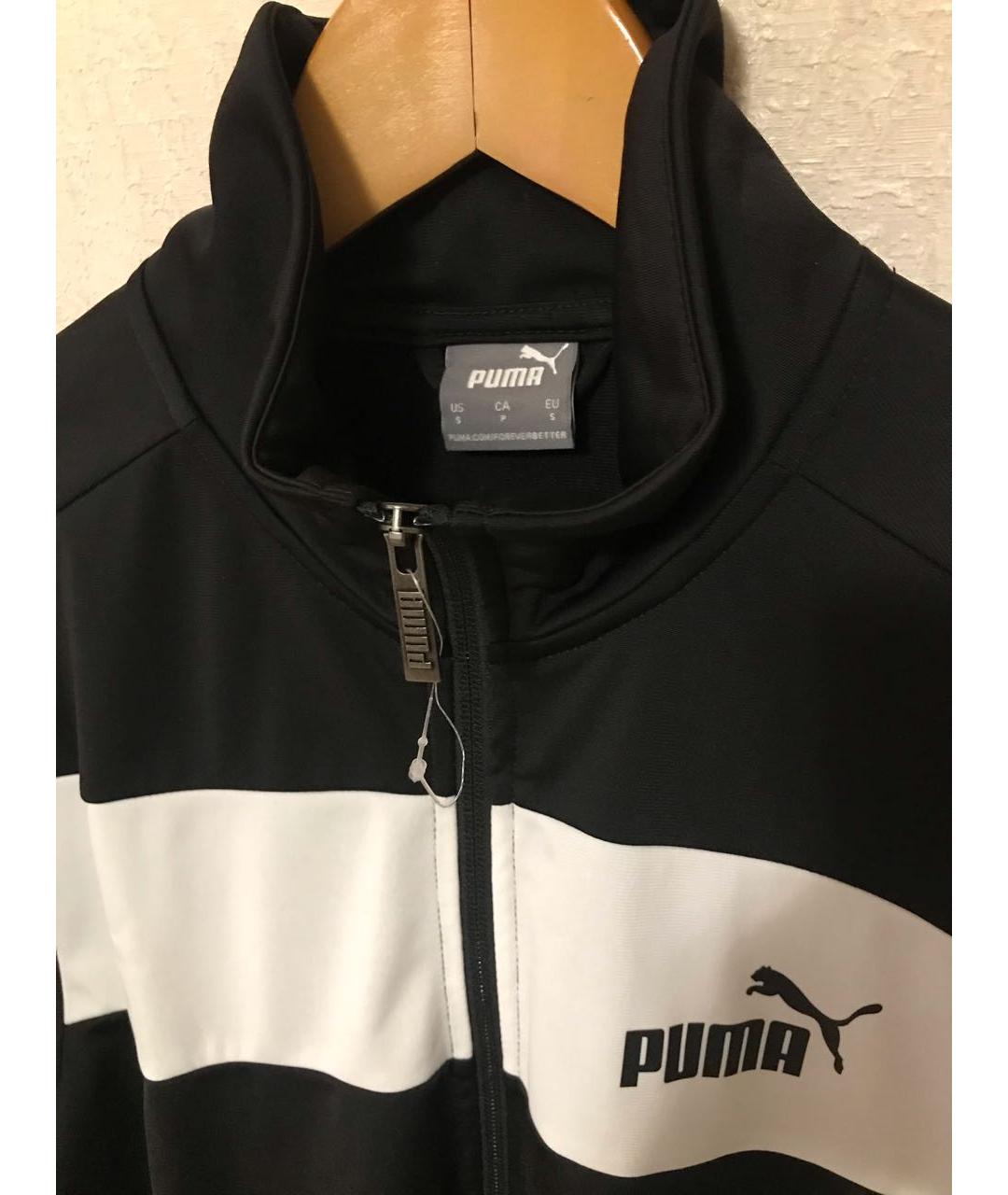 PUMA Черная полиэстеровая спортивная куртка, фото 3