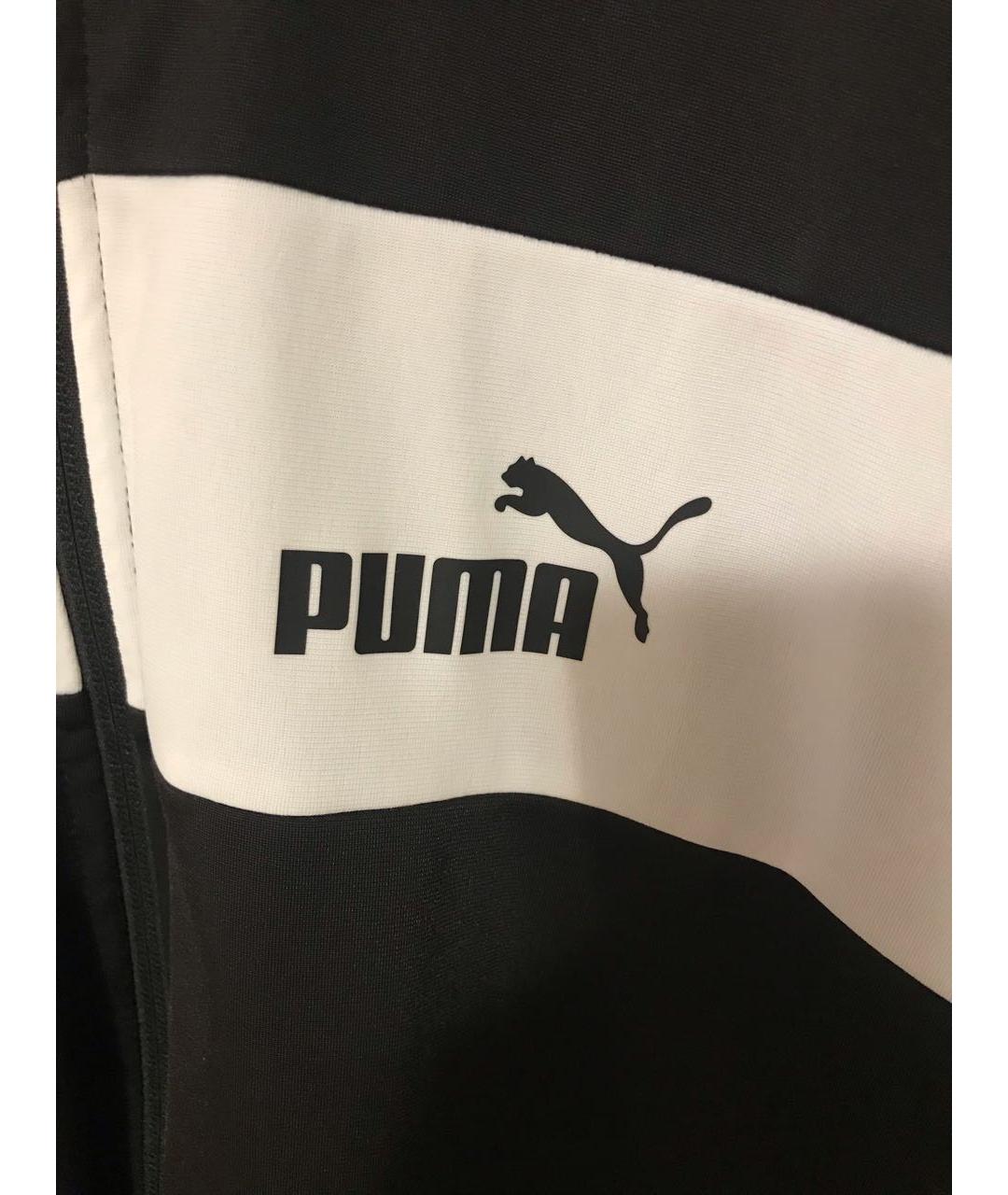 PUMA Черная полиэстеровая спортивная куртка, фото 4